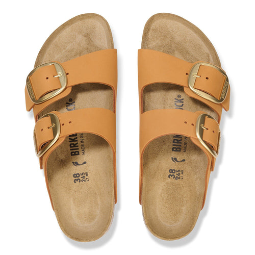 Arizona Big Buckle Nubuck Leather Burnt Orange
