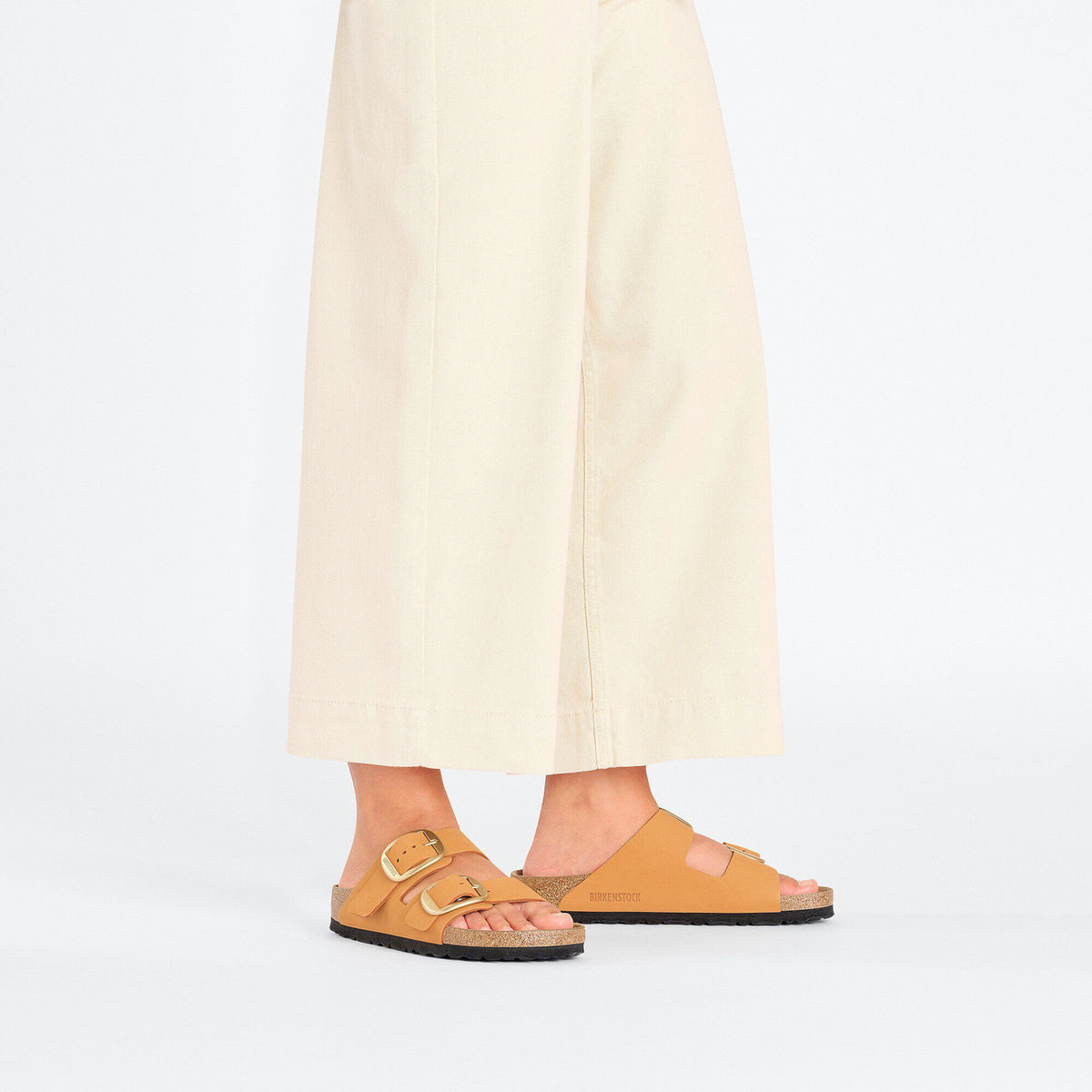Arizona Big Buckle Nubuck Leather Burnt Orange