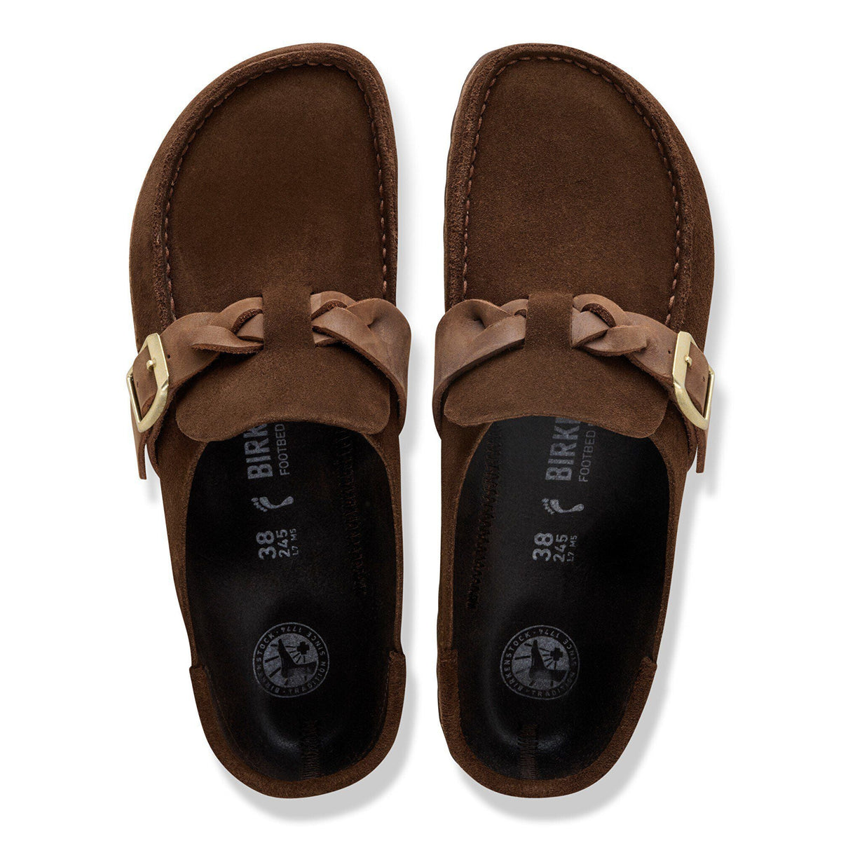 Buckley  Braided Suede Leather