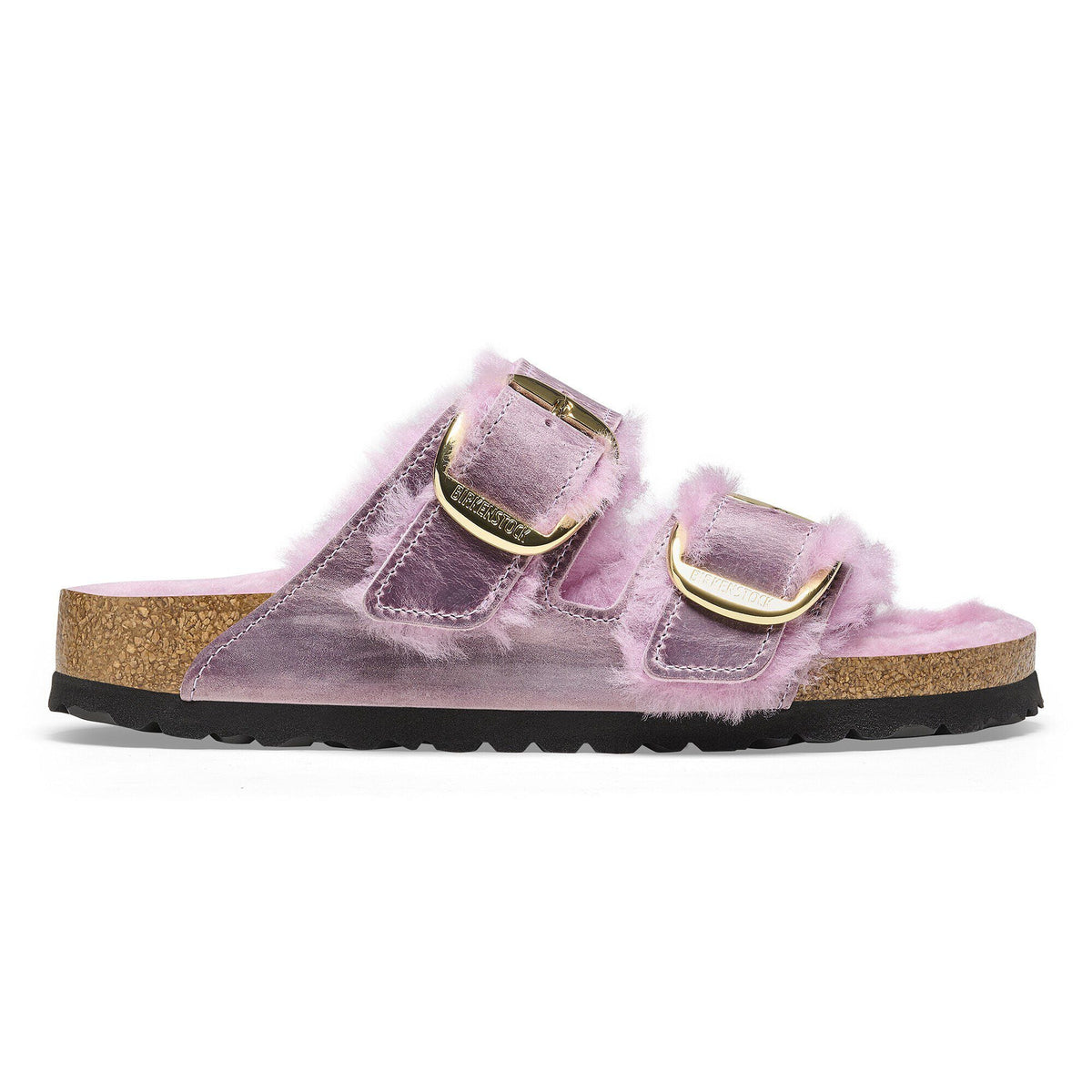 Arizona Big Buckle Shearling Natural Leather Oiled