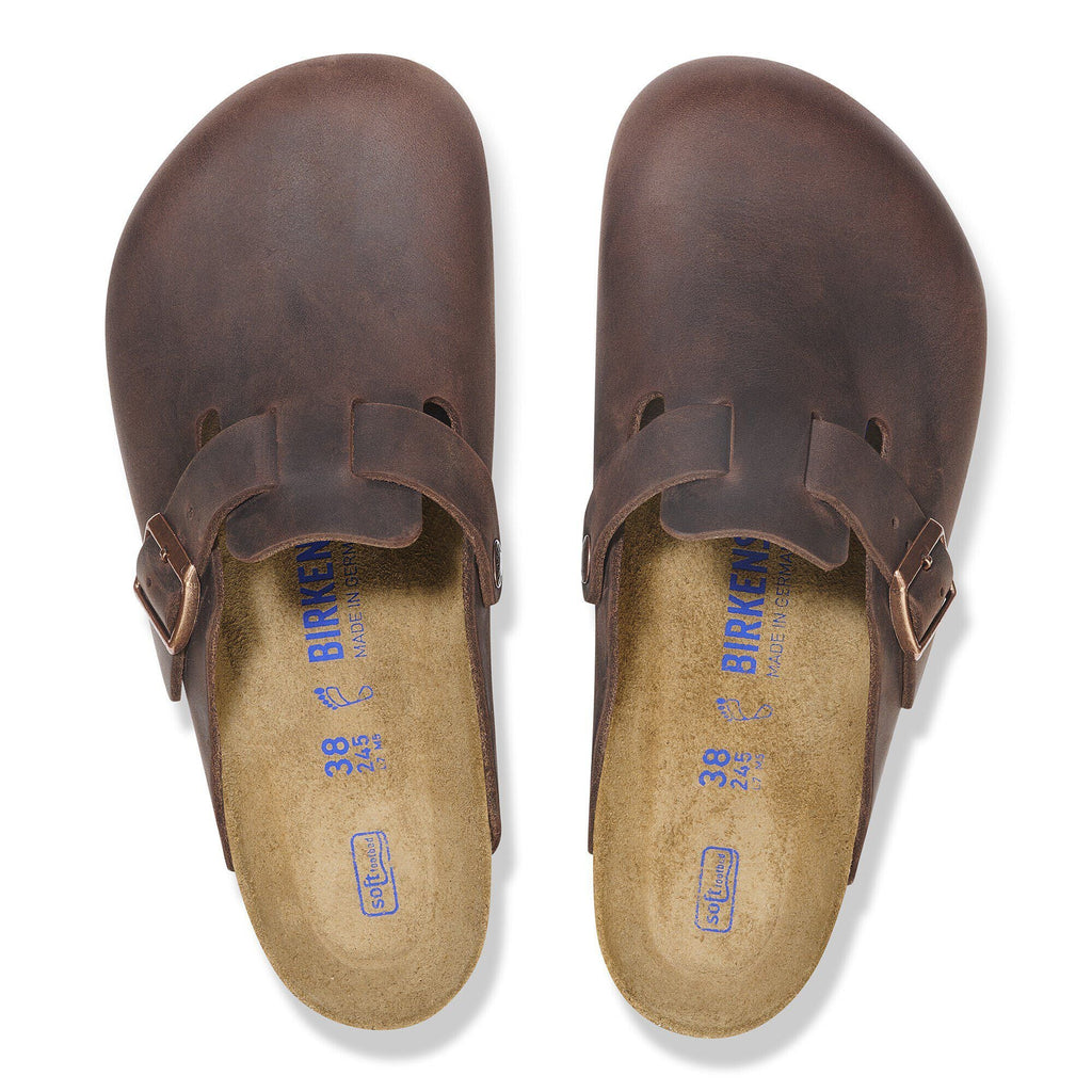Boston Soft Footbed Natural Leather Oiled