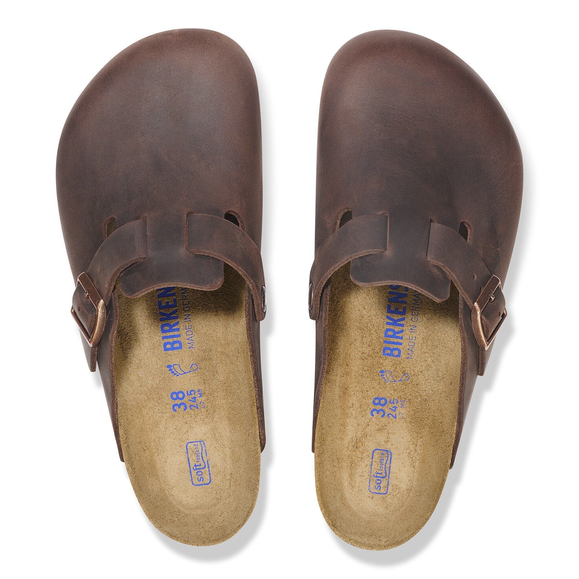 Boston Soft Footbed Natural Leather Oiled