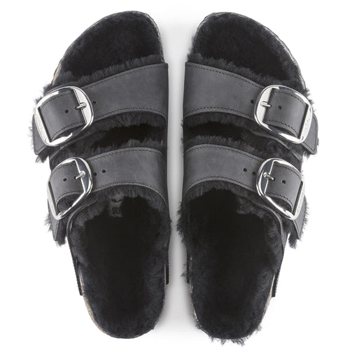 Arizona Big Buckle Shearling Natural Leather Oiled