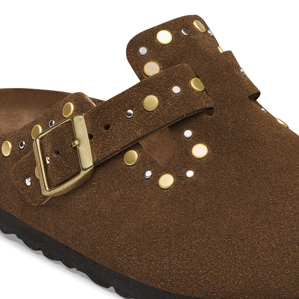Boston Rivet Suede Leather