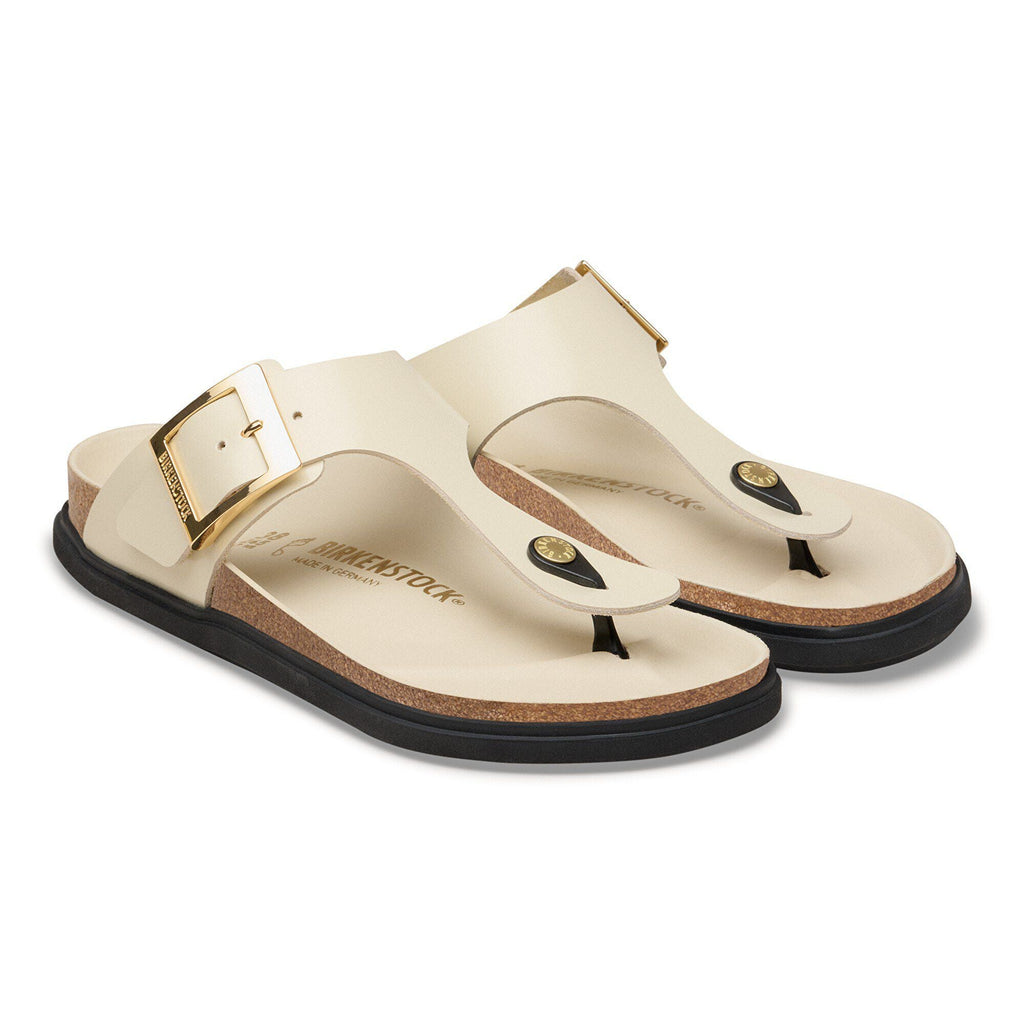 Gizeh Droplet Buckle Natural Leather Patent