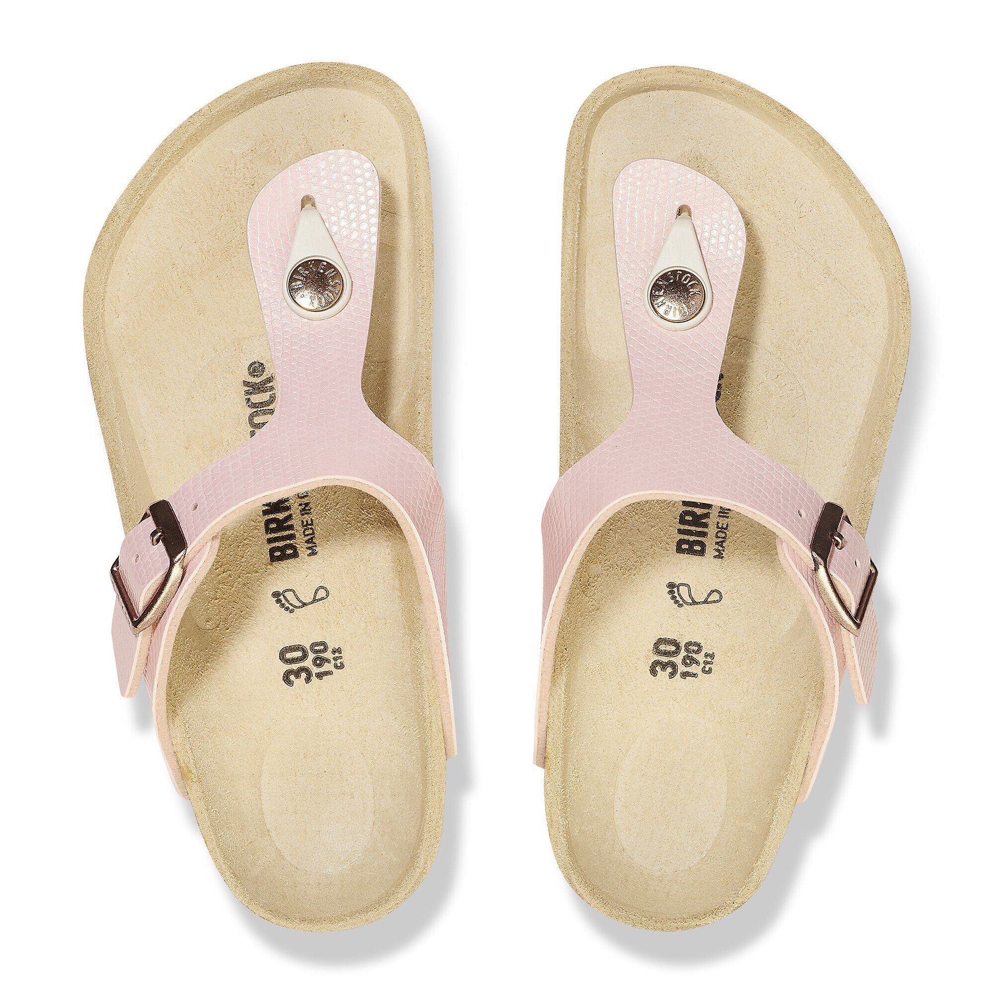 Gizeh Kids Birko-Flor Embossed Shiny Light Rose