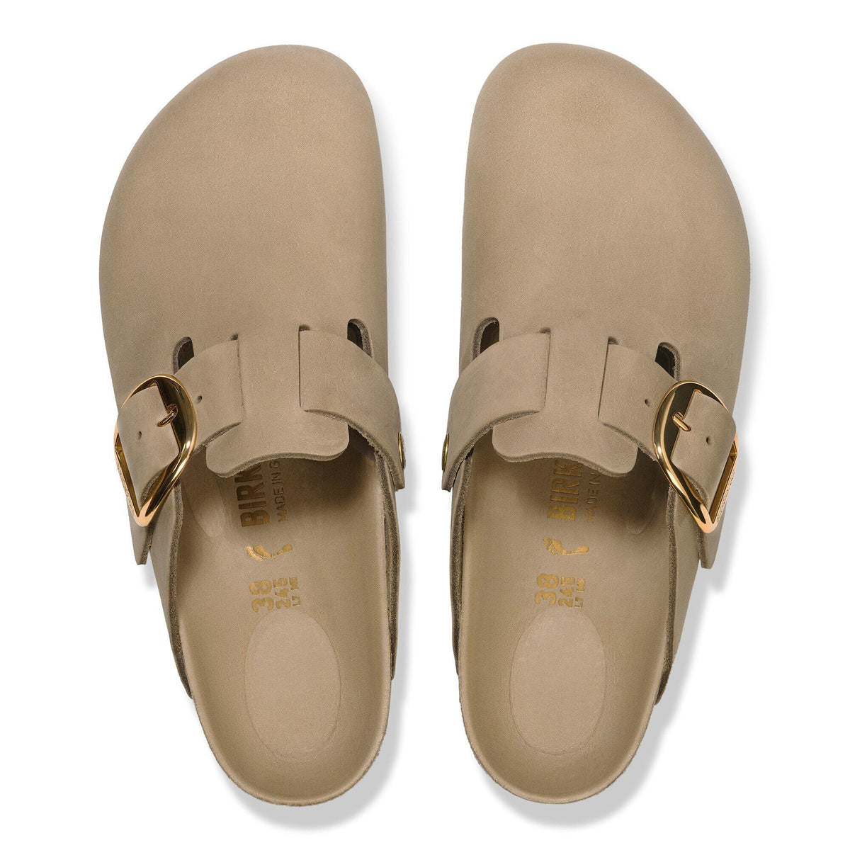 Boston Big Buckle Natural Leather Oiled