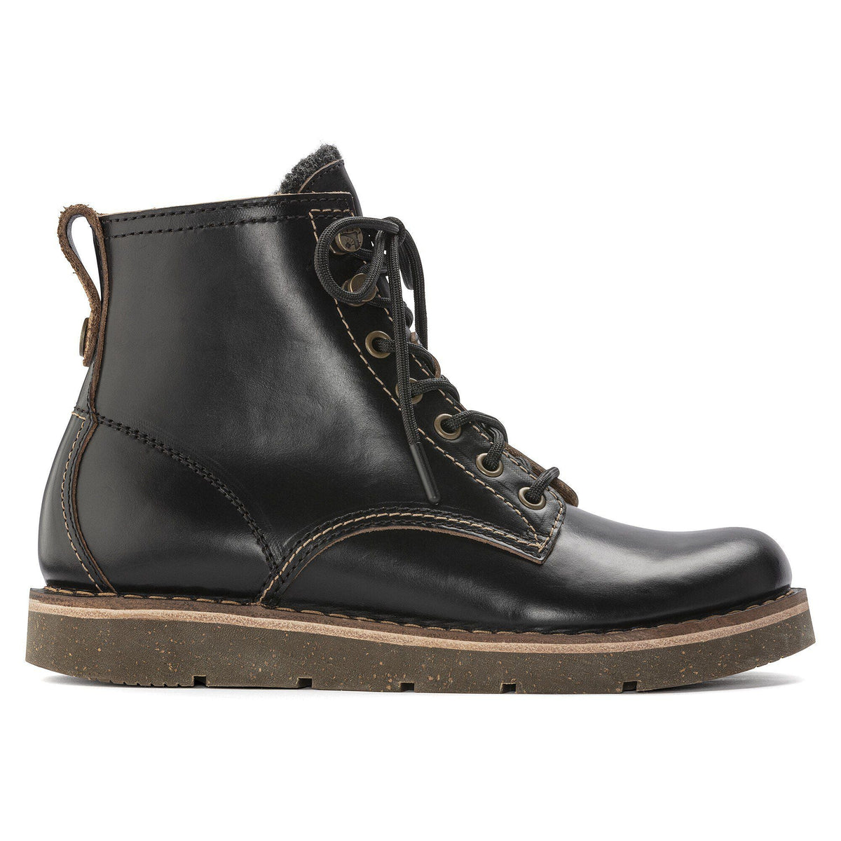Birmingham Lace Women Natural Leather Oiled