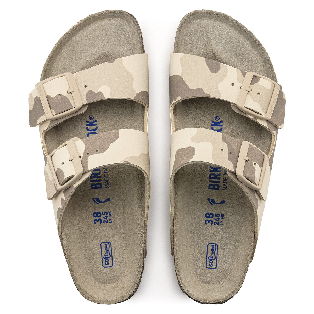 Arizona Soft Footbed Birko-Flor Desert Soil Gray/Taupe