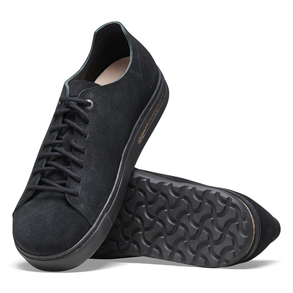 Bend Low Decon Nubuck Leather Triple Black