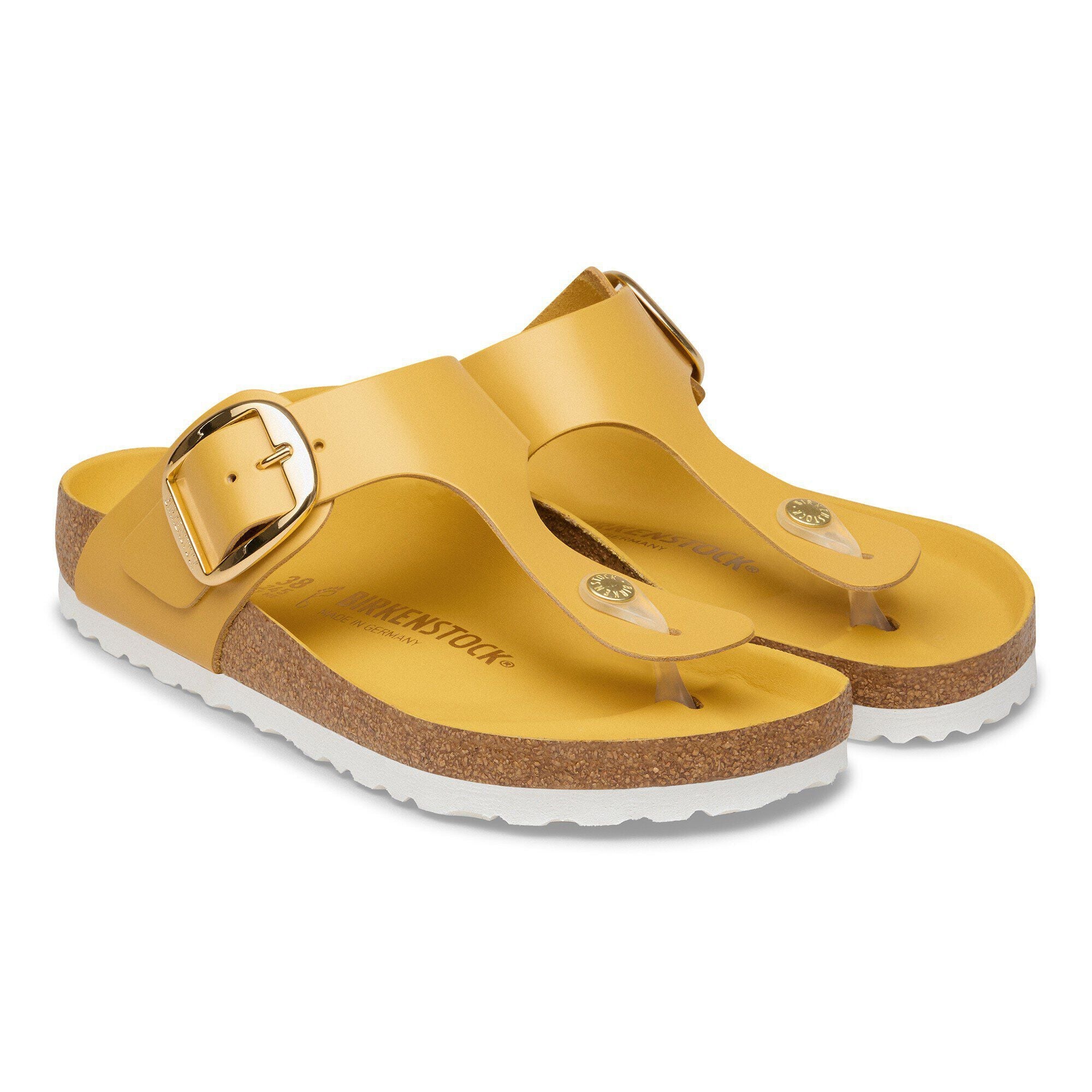 Gizeh Big Buckle Natural Leather Patent