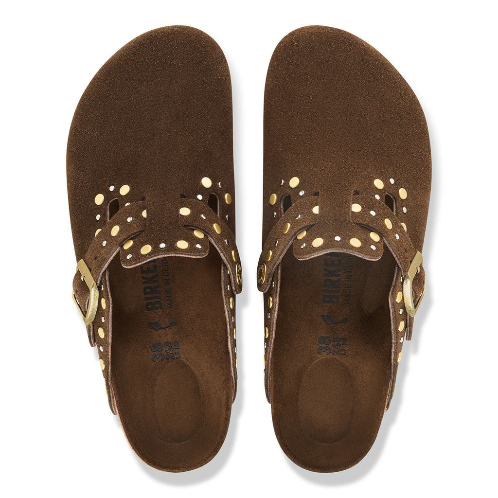 Boston Rivet Suede Leather