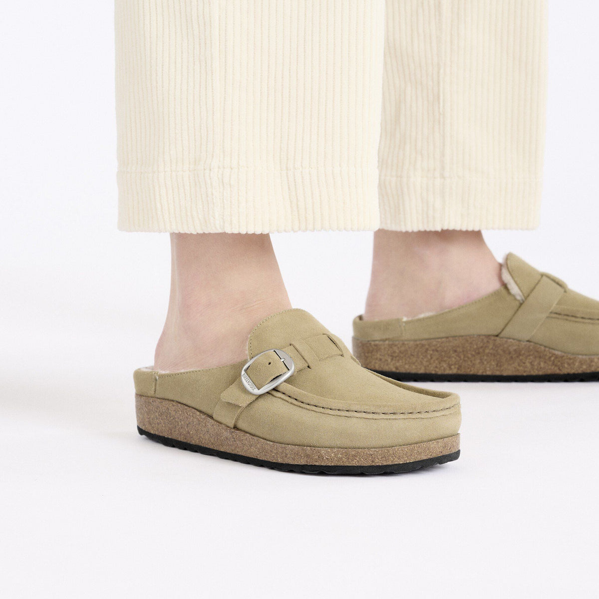 Buckley Shearling Suede Leather