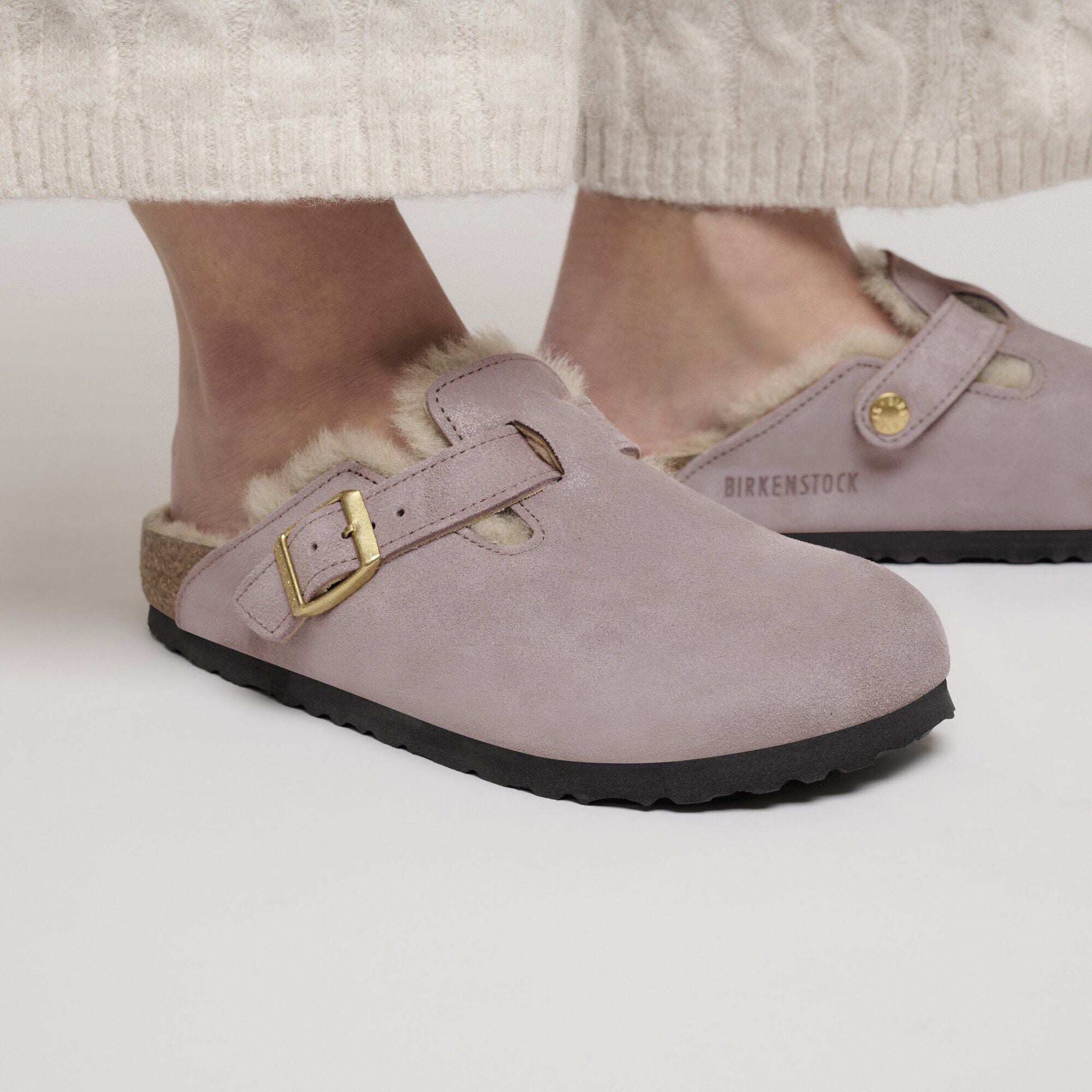 Boston Shearling Suede Leather/Fur