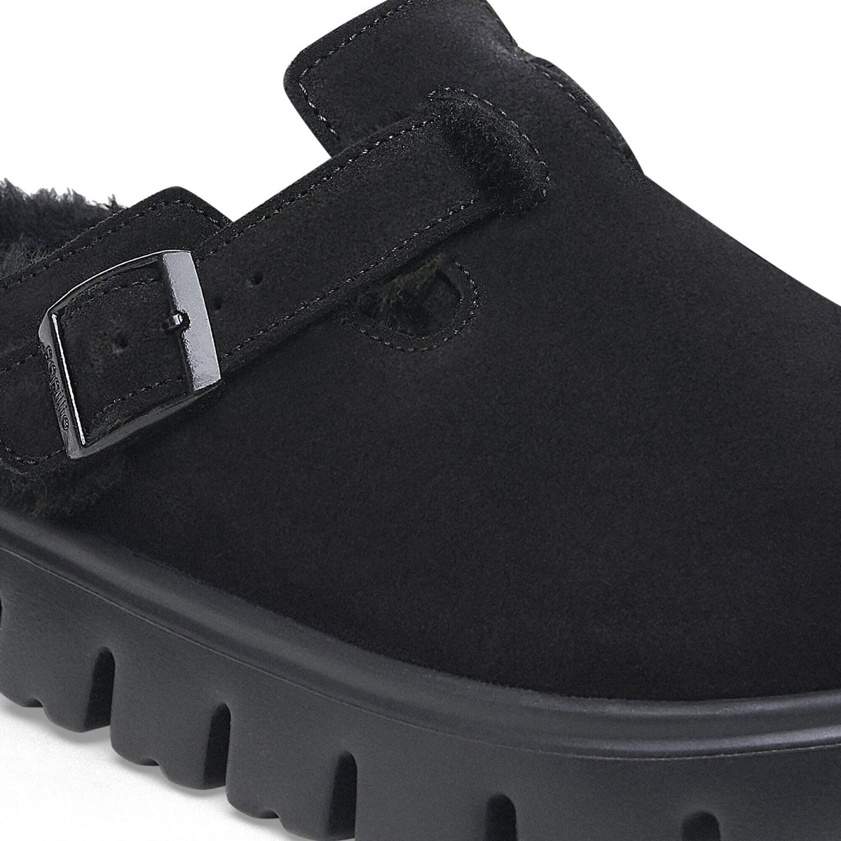 Boston PAP Chunky Shearling Suede Leather