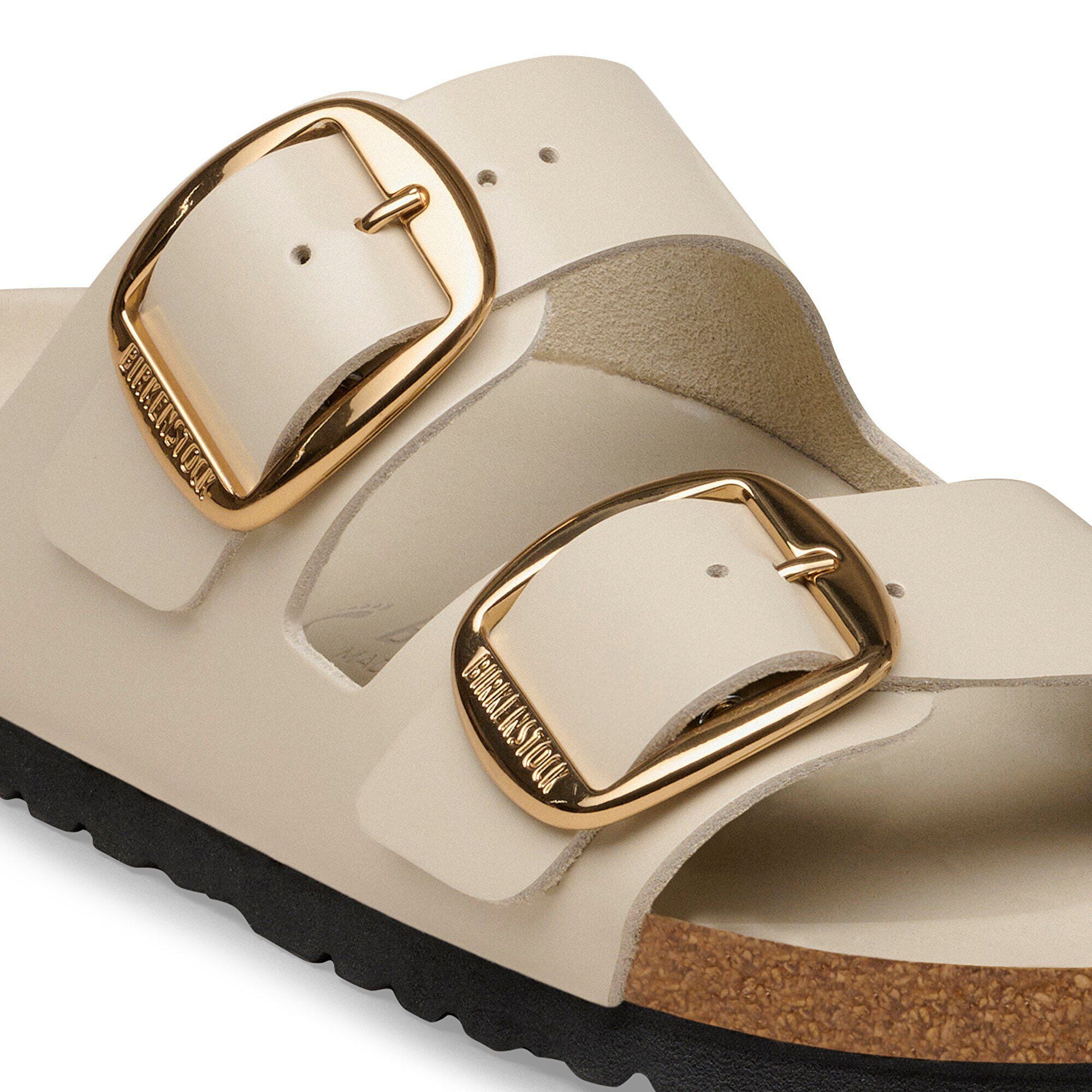 Arizona Big Buckle Natural Leather Patent