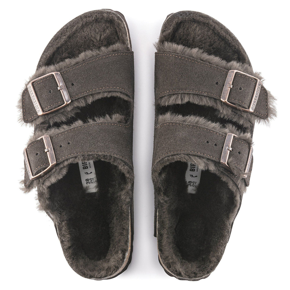 Arizona Shearling Suede Leather/Fur