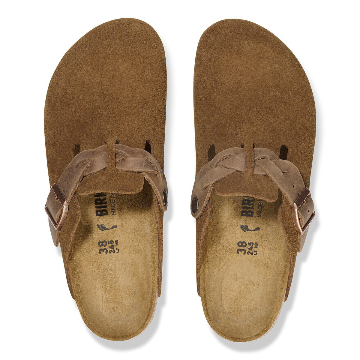 Boston Braided Suede Leather