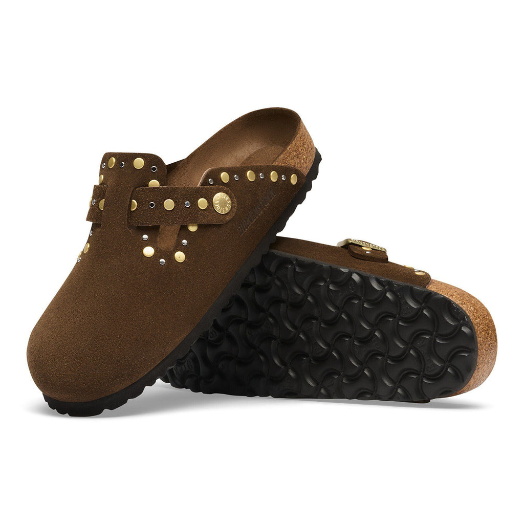 Boston Rivet Suede Leather