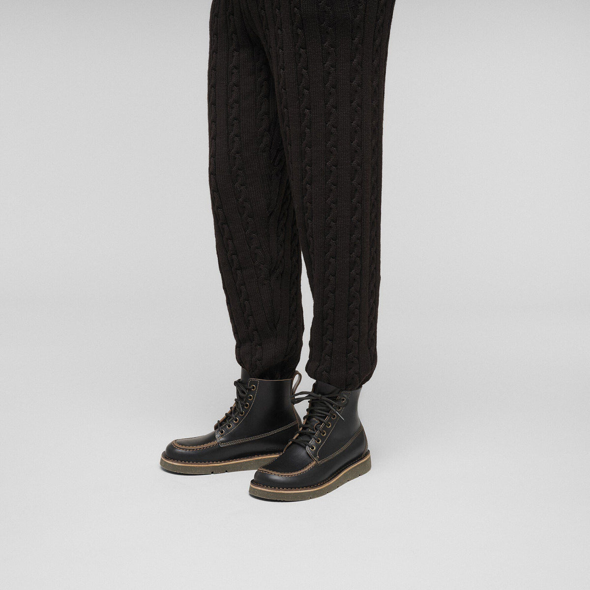 Birmingham Moc Oiled Leather Black