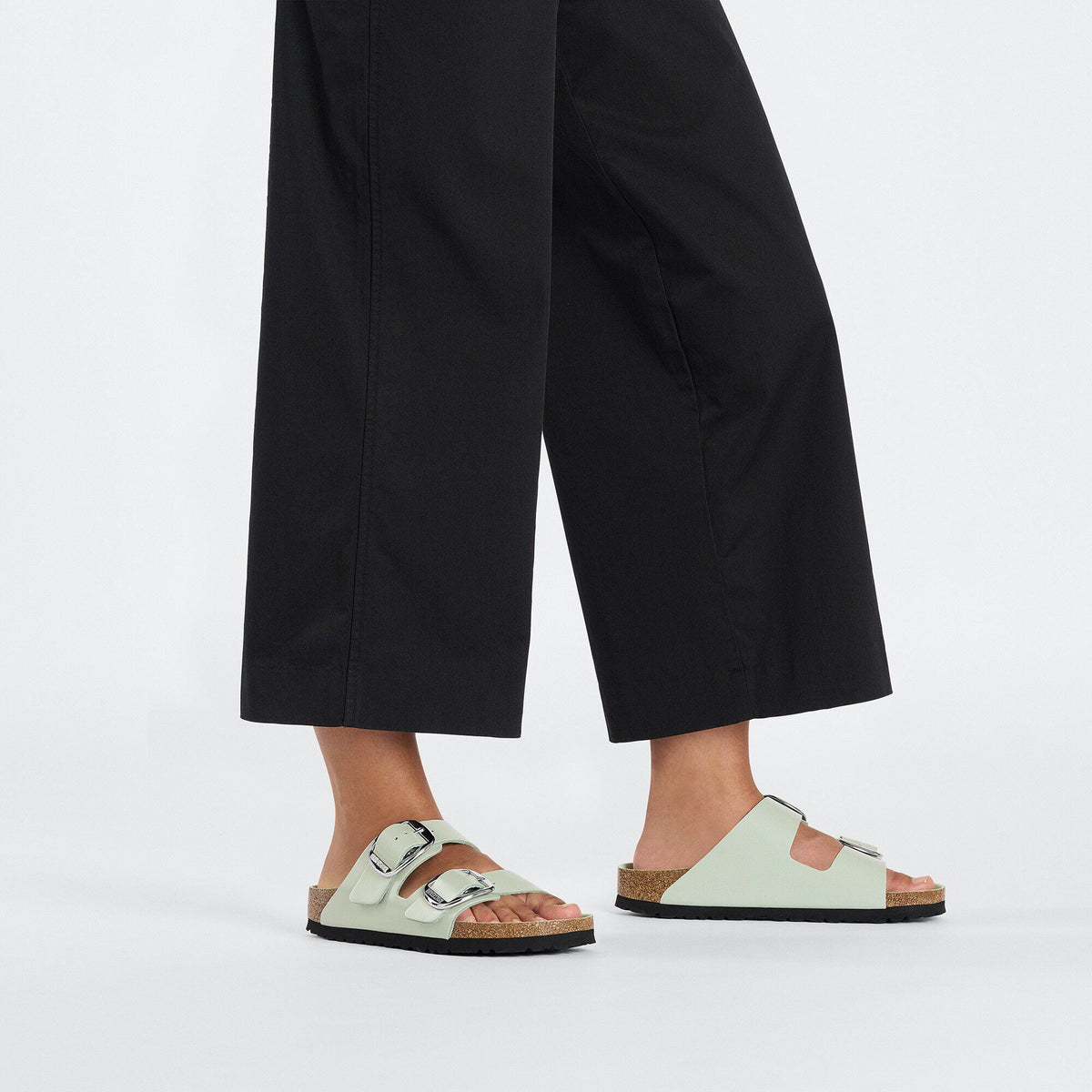 Arizona Big Buckle Natural Leather Patent