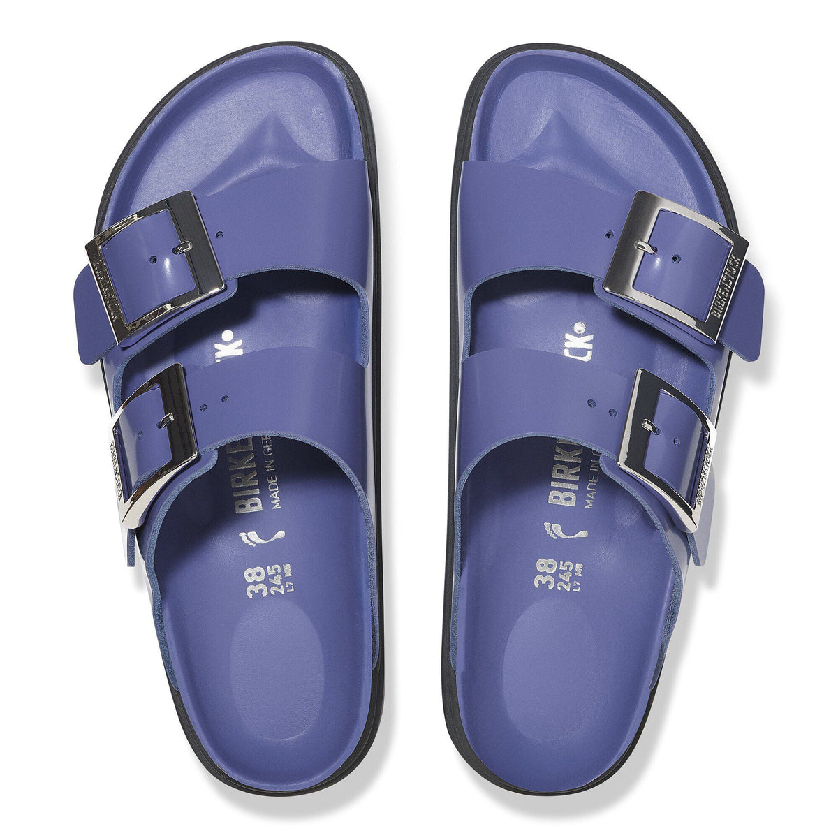 Arizona Droplet Buckle Natural Leather Patent