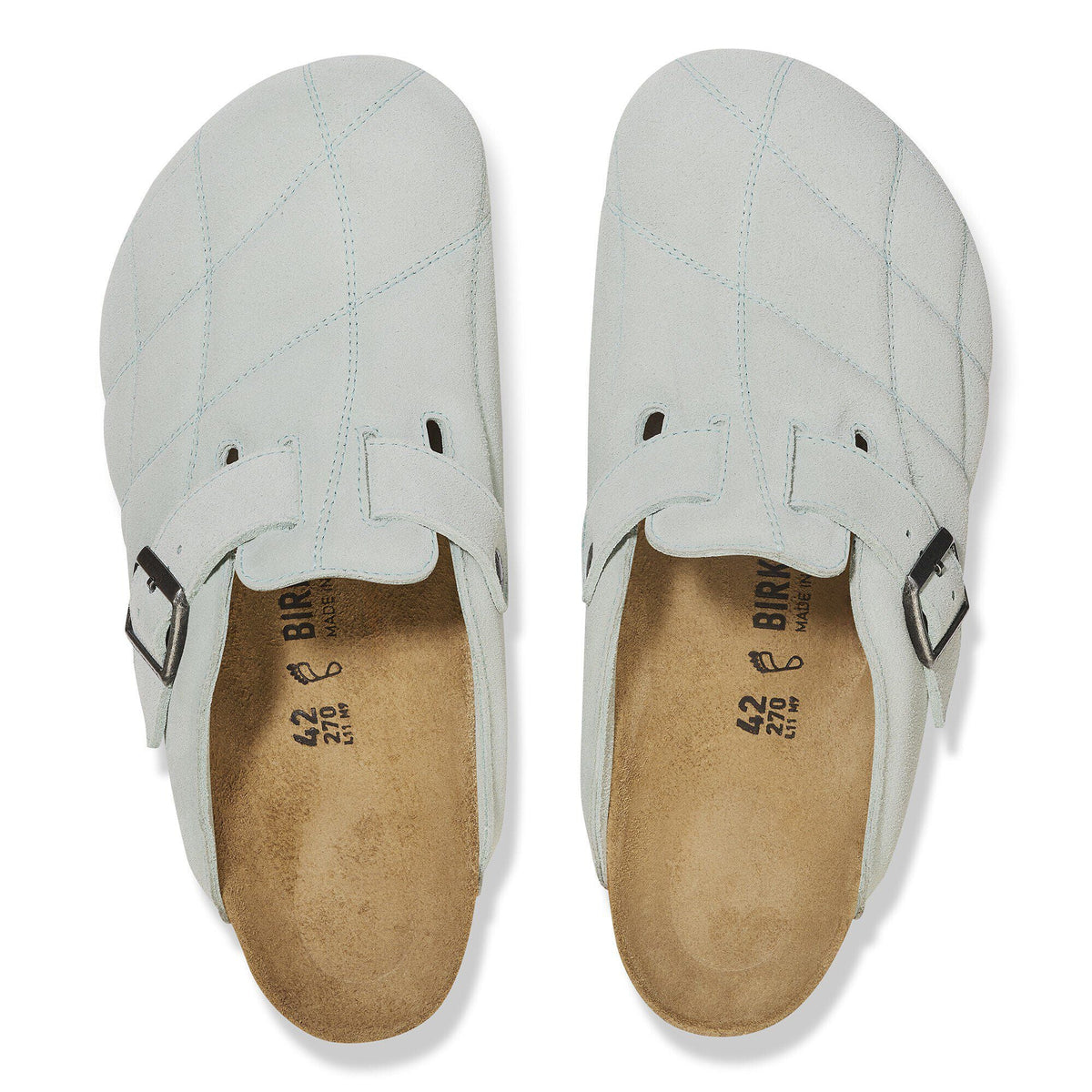 Boston Quilted Suede Leather