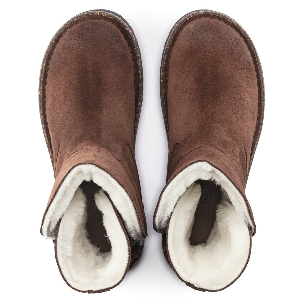Uppsala Shearling Suede Leather Espresso