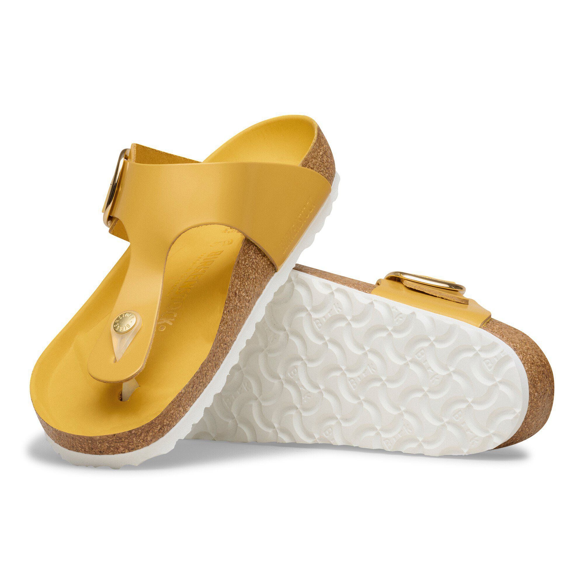 Gizeh Big Buckle Natural Leather Patent