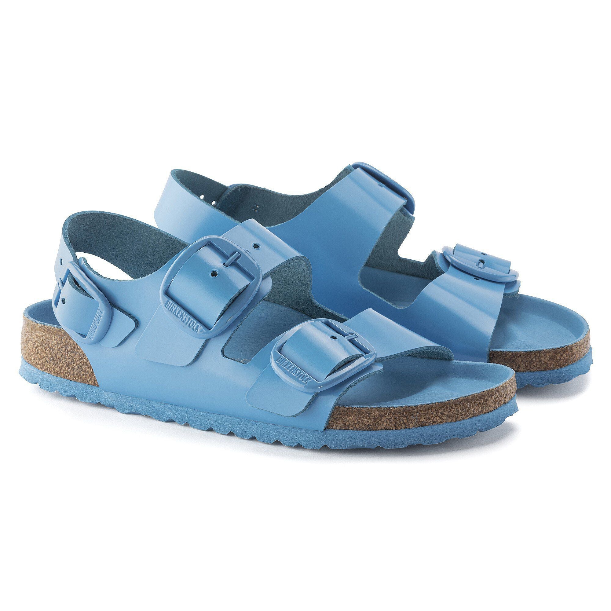 Milano Big Buckle Natural Leather Patent