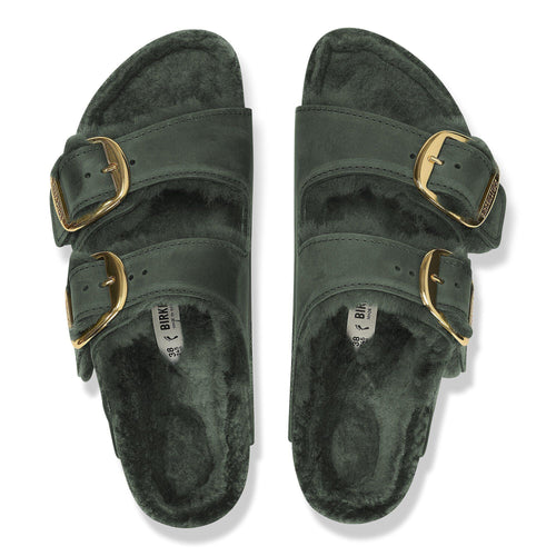Arizona Big Buckle Shearling Natural Leather Oiled
