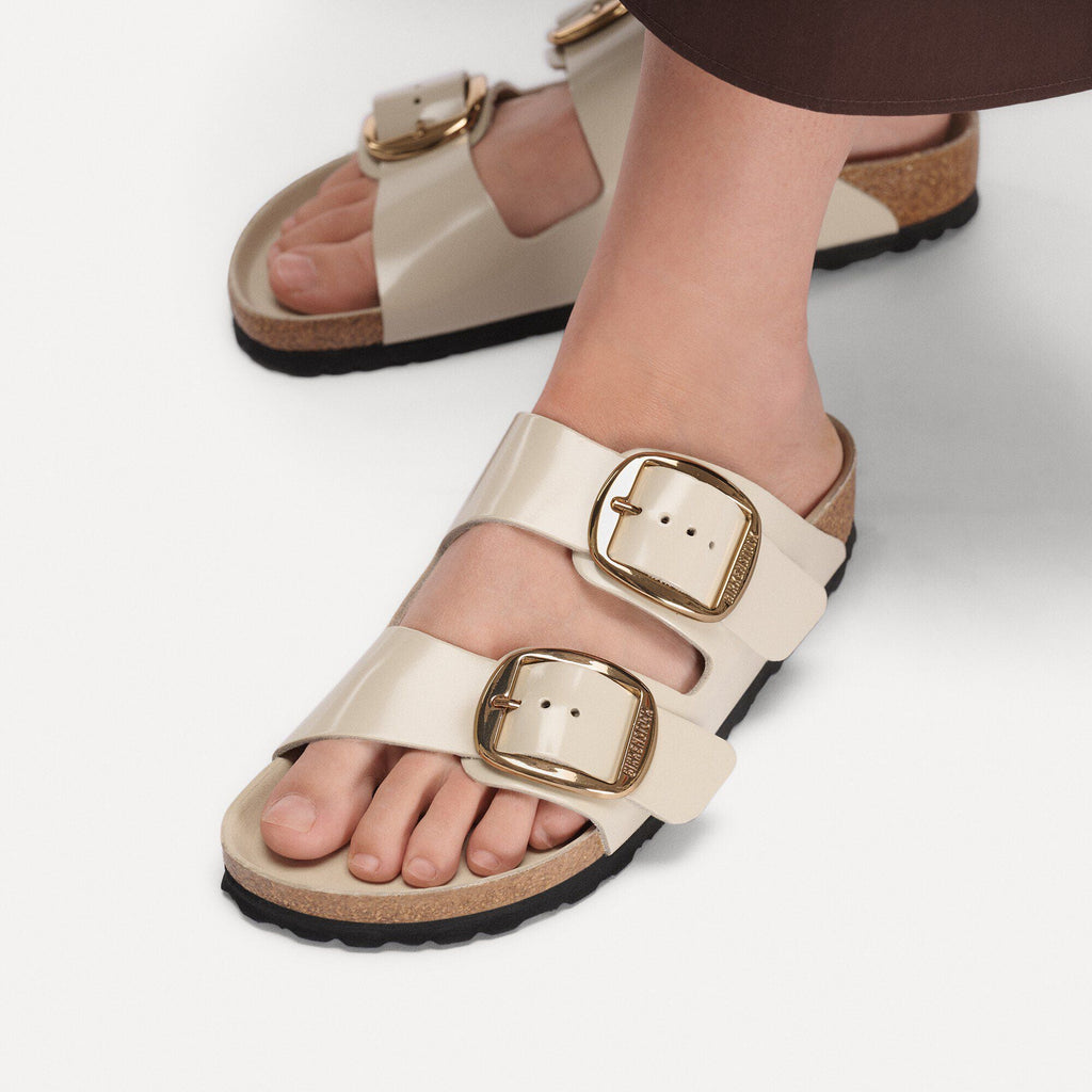 Arizona Big Buckle Natural Leather Patent