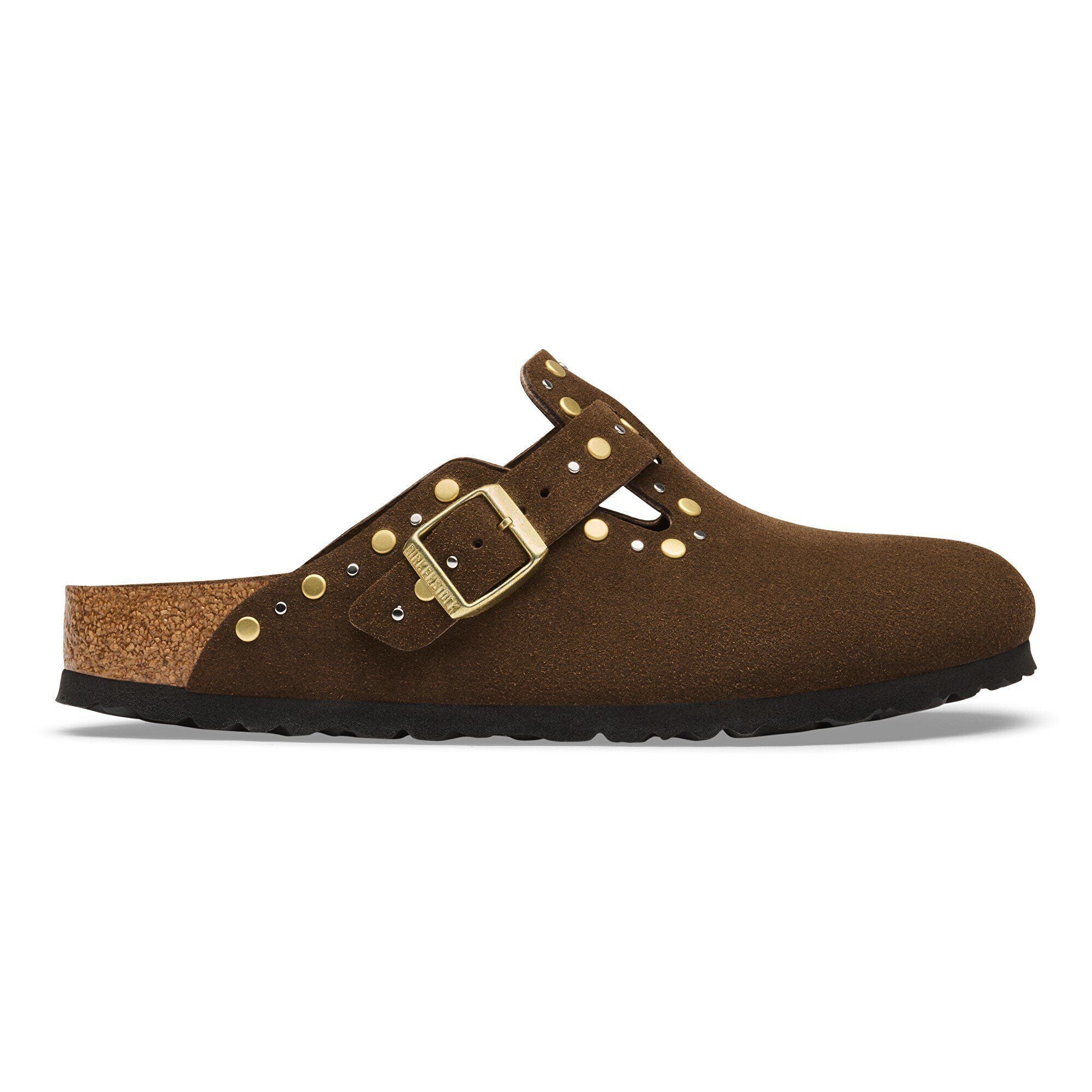 Boston Rivet Suede Leather