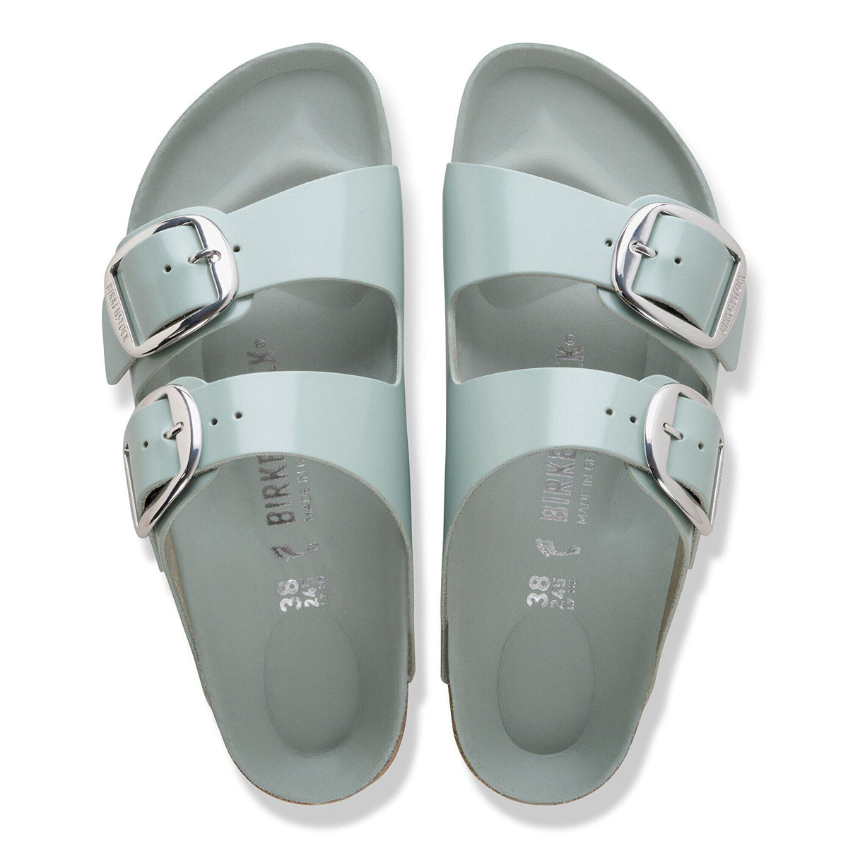 Arizona Big Buckle Natural Leather Patent