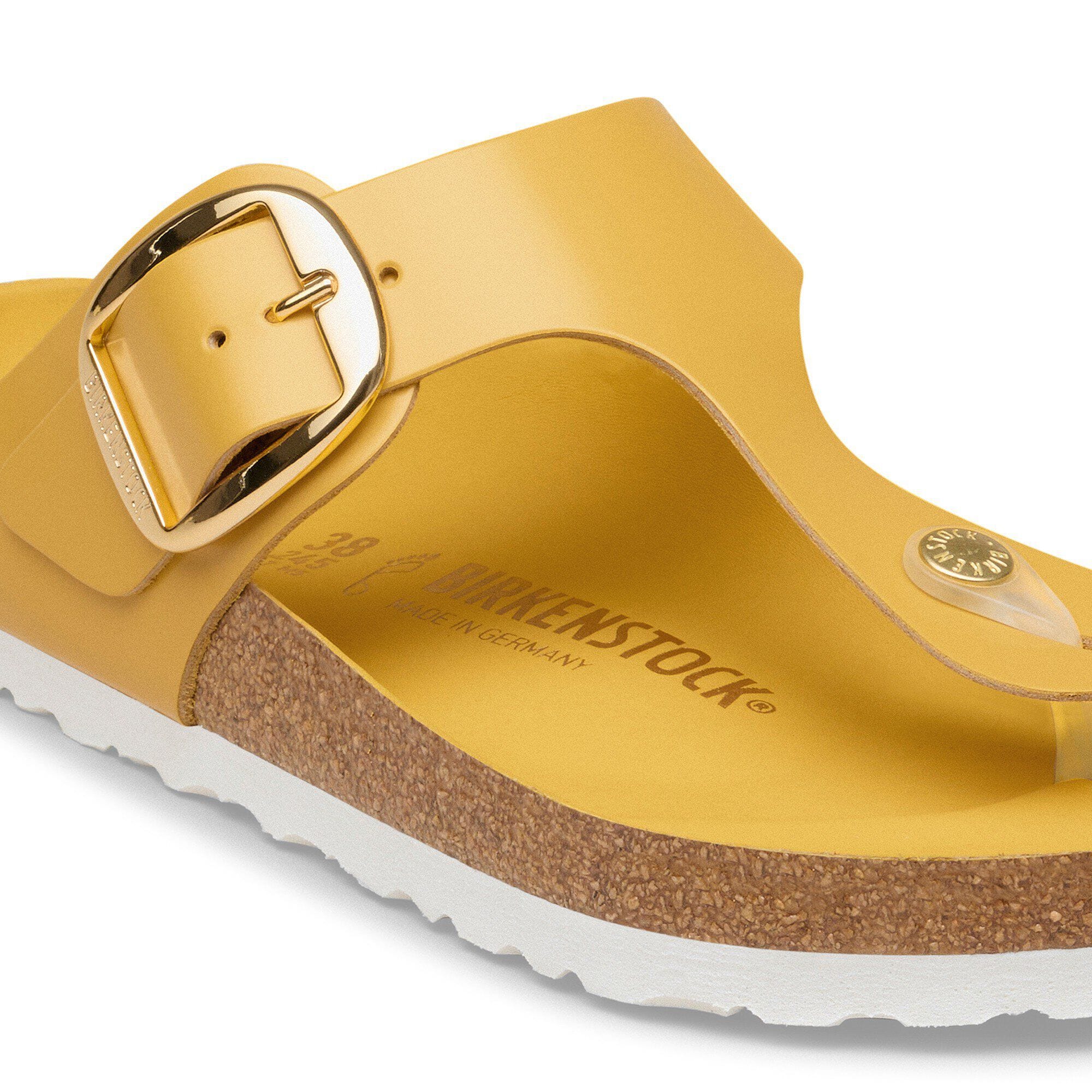 Gizeh Big Buckle Natural Leather Patent