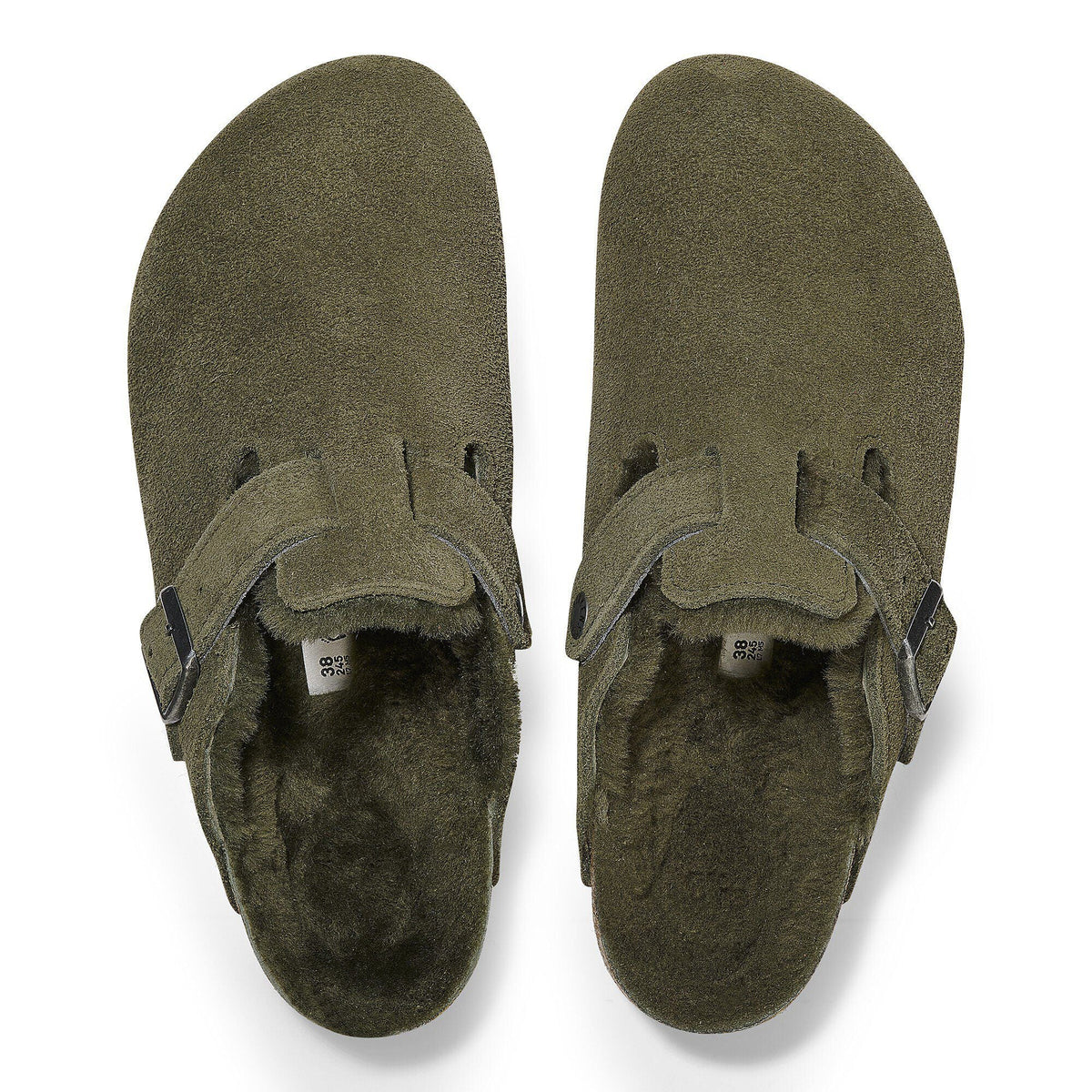 Boston Shearling Suede Leather