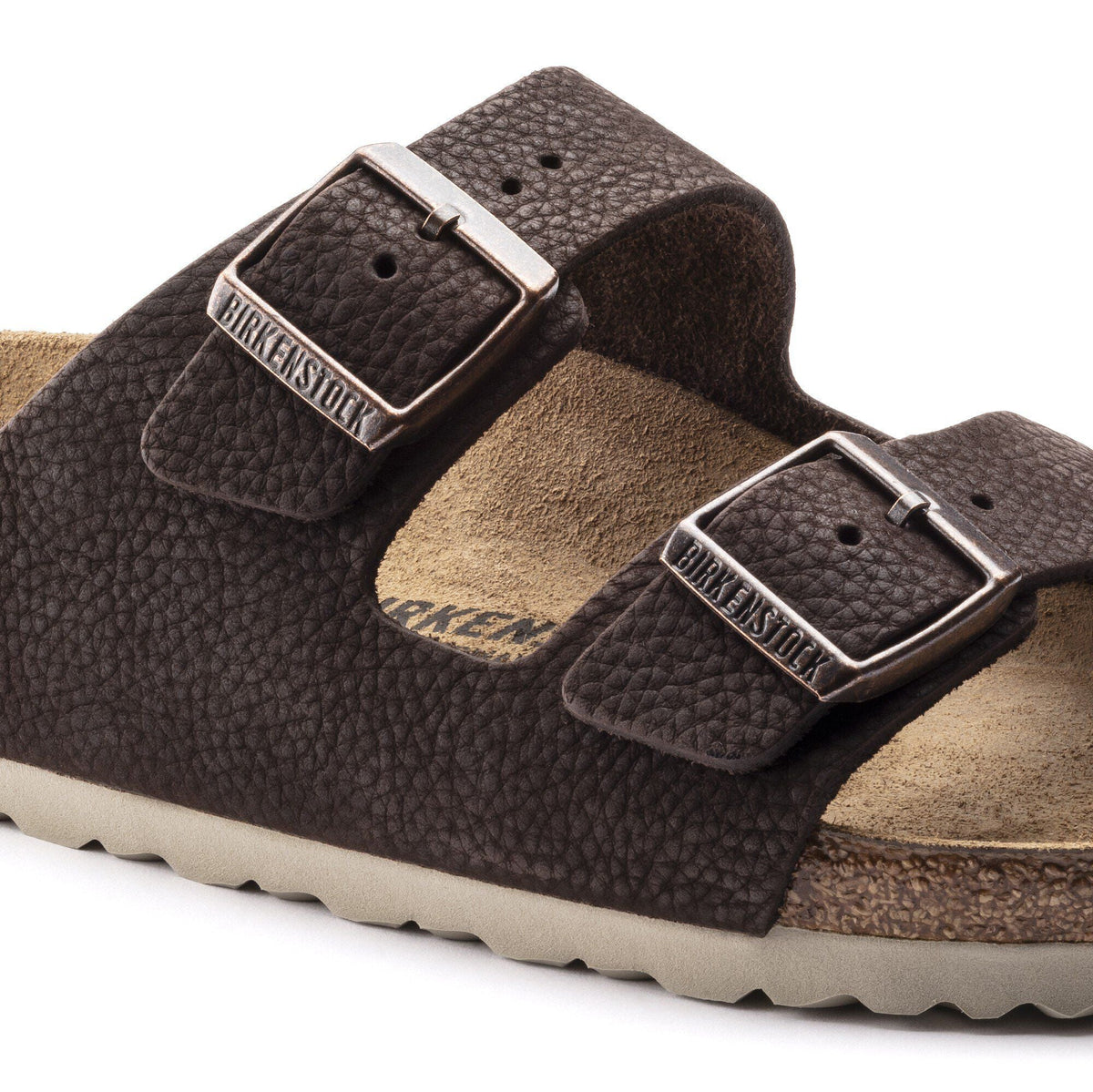 Arizona Nubuck Leather Steer Soft Brown