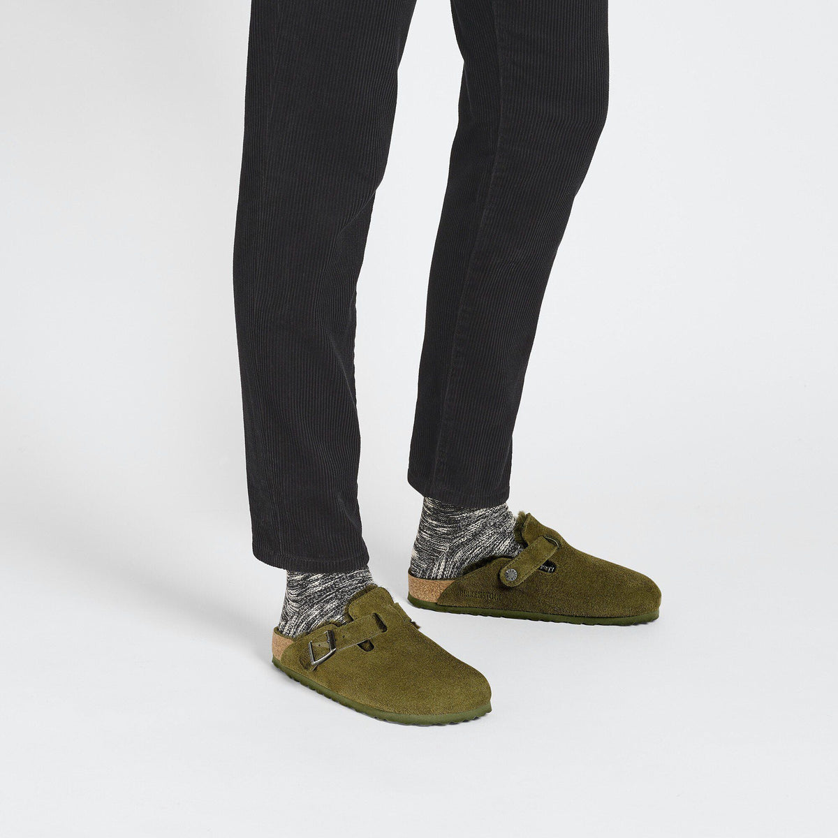 Boston Shearling Suede Leather